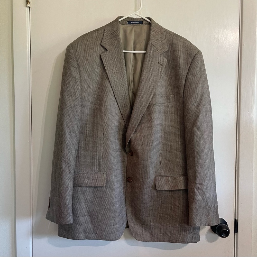 Ralph Lauren Men’s Brown Tweed Sport Coat Classic Tailoring